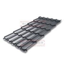 Металлочерепица Квинта плюс RR23 GreenCoat Pural-0.5