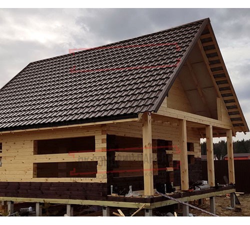 Металлочерепица Квинта плюс RR887 GreenCoat Pural Matt-0.5