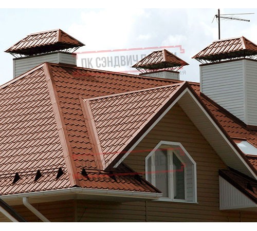 Металлочерепица Макси RR750 PURETAN-0.5