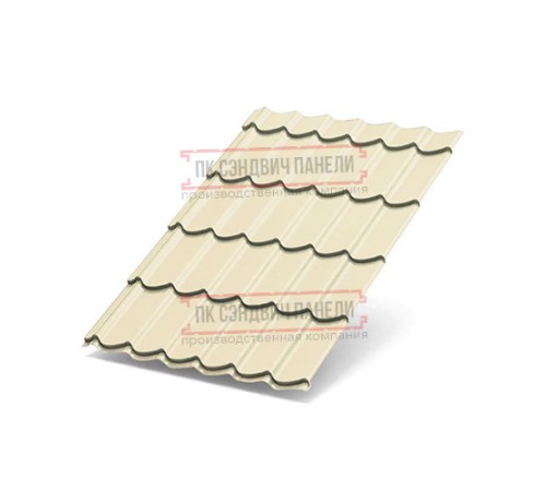 Металлочерепица Ламонтерра XL RAL1015 Полиэстер-0.5