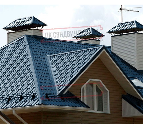 Металлочерепица Макси RR35 PURETAN-0.5