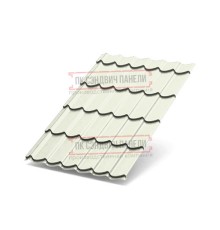 Металлочерепица Макси RAL9010 Полиэстер-0.5