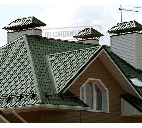 Металлочерепица Макси RR11 PURETAN-0.5