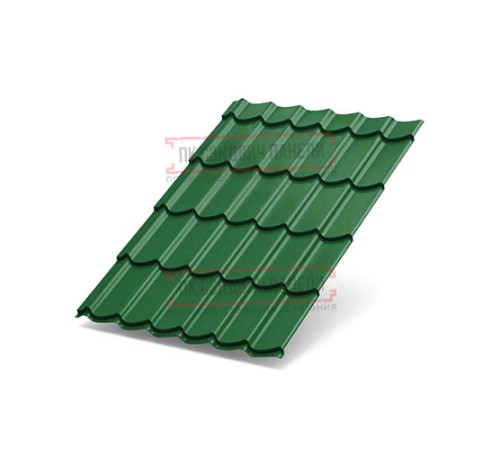 Металлочерепица Ламонтерра XL RAL6002 Полиэстер-0.5