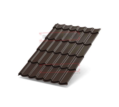 Металлочерепица Макси RAL8017 PURETAN-0.5