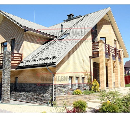 Металлочерепица Ламонтерра XL RAL9002 Полиэстер-0.45