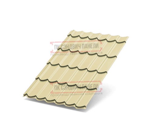 Металлочерепица Ламонтерра XL RAL1014 Полиэстер-0.5