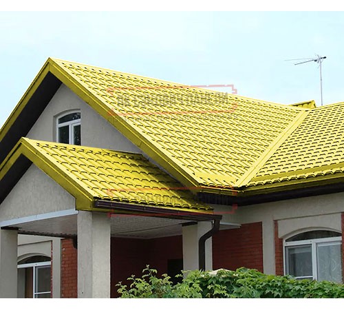 Металлочерепица Монкатта RAL1018 Полиэстер-0,45