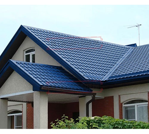 Металлочерепица Монкатта RAL5005 Полиэстер-0,4