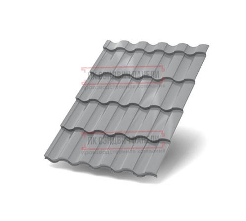 Металлочерепица Монтекристо-ML RAL7004 Norman-0.5