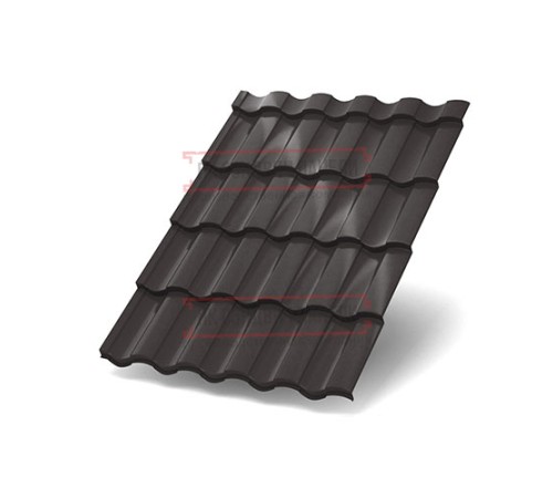 Металлочерепица Монтекристо-X RR32 Viking E-0.5