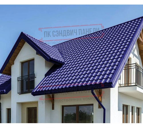 Металлочерепица Монтекристо-X RAL5002 Norman-0.5