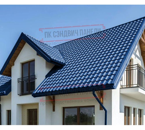 Металлочерепица Монтекристо-SL RAL5005 Norman-0.5