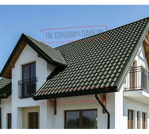 Металлочерепица Монтекристо-ML RAL6007 Viking E-0.5