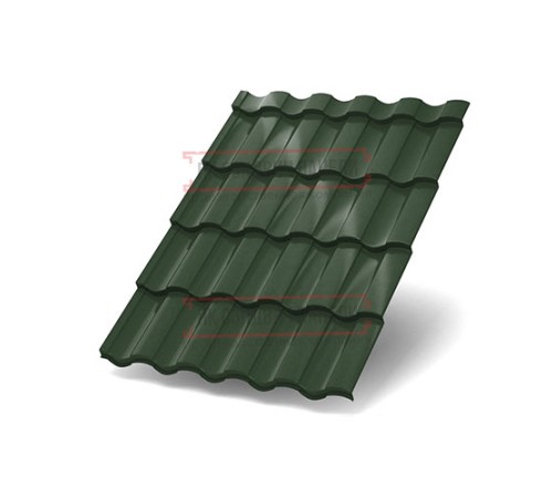 Металлочерепица Монтекристо-ML RR11 PURETAN-0.5