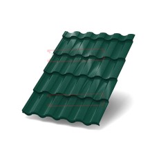 Металлочерепица Монтекристо-SL RAL6005 Призма-0.5