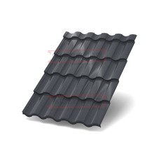 Металлочерепица Монтекристо-ML RAL7024 Призма-0.5