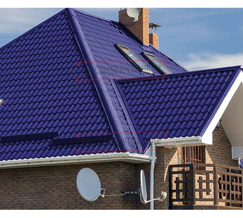 Металлочерепица Монтеррей RAL5002 Norman-0.5