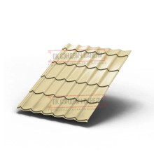 Металлочерепица Ламонтерра RAL1014 Полиэстер-0.45