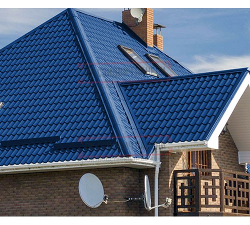 Металлочерепица Монтеррей RAL5005 Полиэстер-0.5