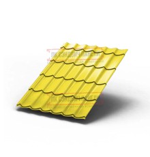 Металлочерепица Ламонтерра RAL1018 Полиэстер-0.5