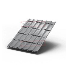 Металлочерепица Монтеррей RAL7004 Полиэстер-0.4