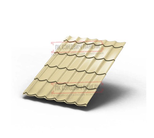 Металлочерепица Ламонтерра RAL1014 Norman-0.5