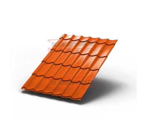 Металлочерепица Монтеррей RAL2004 Полиэстер-0.5