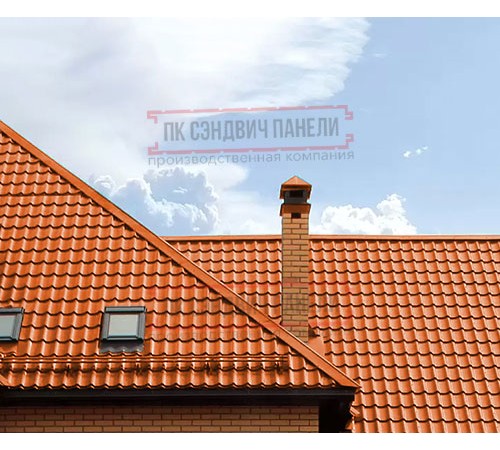 Металлочерепица Ламонтерра RAL2004 Полиэстер-0.45