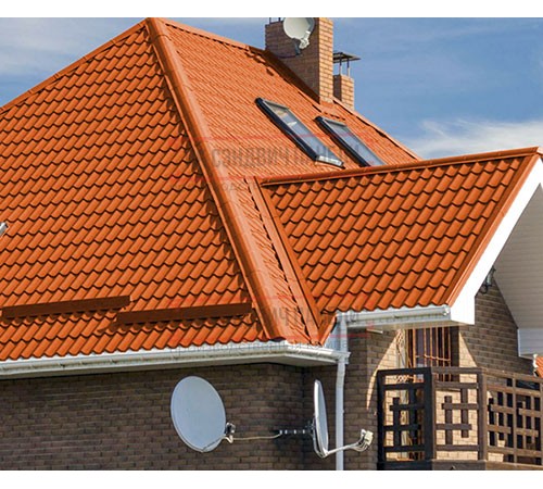 Металлочерепица Монтеррей RAL2004 Полиэстер-0.5