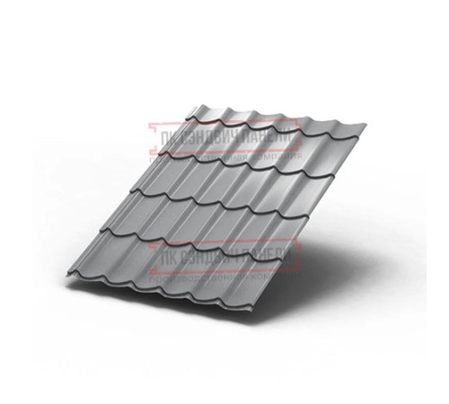 Металлочерепица Ламонтерра RAL7004 Полиэстер-0.5