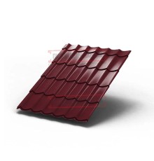 Металлочерепица Монтеррей RAL3005 Norman-0.5