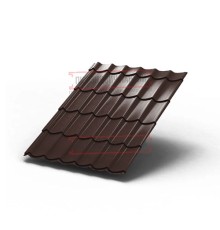 Металлочерепица Ламонтерра RAL8017 Полиэстер-0.5