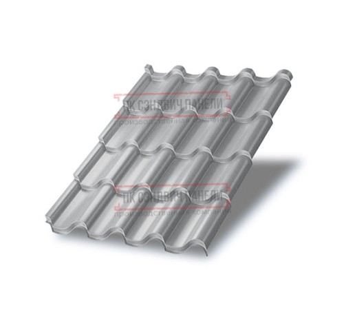 Металлочерепица Монтерроса-ML RAL7004 Norman-0.5