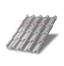 Металлочерепица Монтерроса-SL RAL7004 Norman-0.5