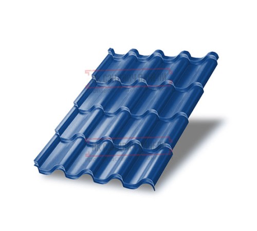 Металлочерепица Монтерроса-M RAL5005 Norman-0.5