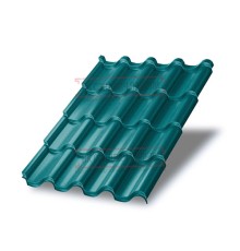 Металлочерепица Монтерроса-SL RAL5021 Norman-0.5