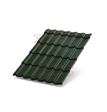 Металлочерепица Супермонтеррей RAL6007 Viking E-0.5