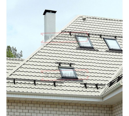 Металлочерепица Супермонтеррей RAL9003 Norman-0.5