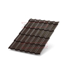 Металлочерепица Супермонтеррей RAL8017 Полиэстер-0.4