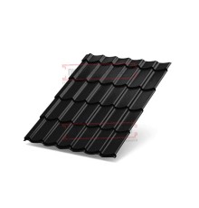 Металлочерепица Супермонтеррей RAL9005 Viking-0.45