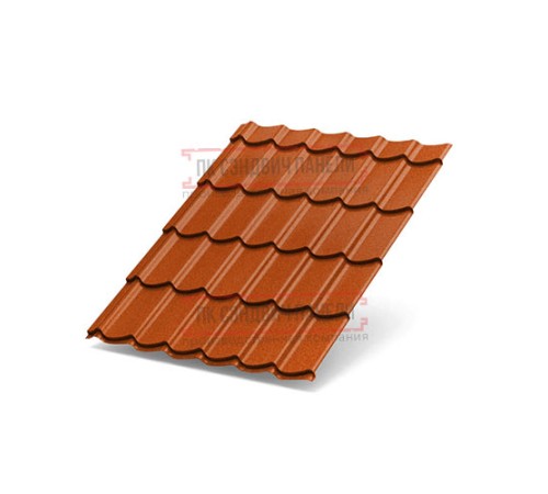 Металлочерепица Ламонтерра X Copper/Copper AGNETA-0.5