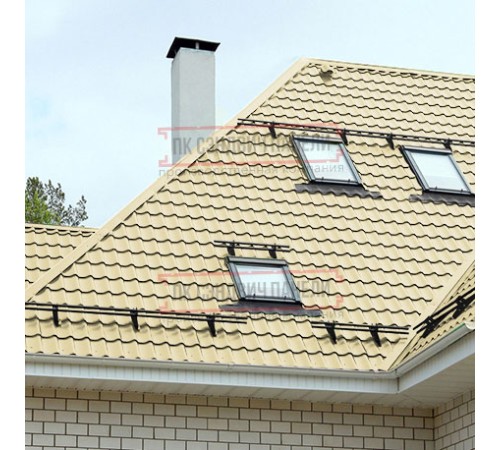 Металлочерепица Супермонтеррей RAL1014 Norman-0.5