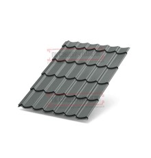 Металлочерепица Ламонтерра X RAL7005 Полиэстер-0.45