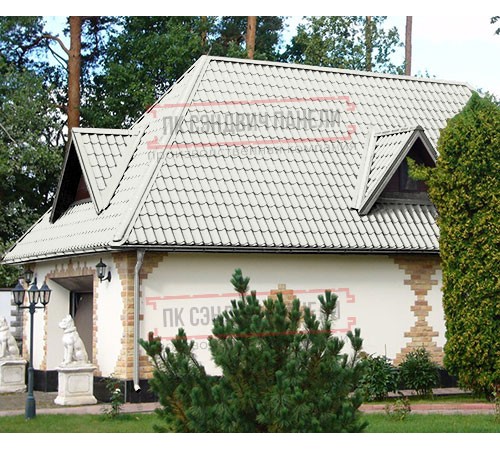 Металлочерепица Ламонтерра X RAL9003 Полиэстер-0.5