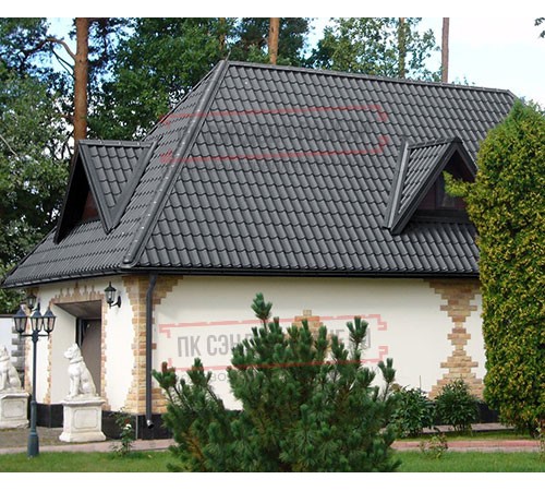 Металлочерепица Ламонтерра X RR23 PURETAN-0.5