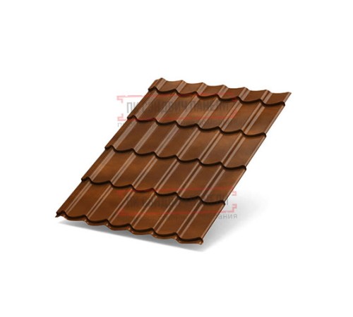 Металлочерепица Супермонтеррей Anticato Клауди-0.5