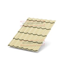 Металлочерепица Ламонтерра X RAL1014 Полиэстер-0.5