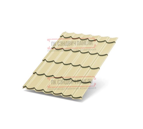 Металлочерепица Ламонтерра X RAL1014 Полиэстер-0.5