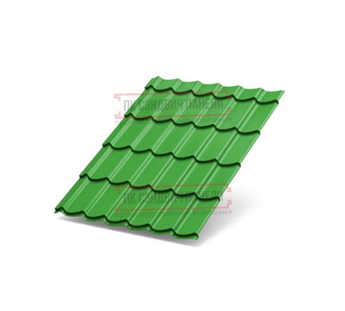 Металлочерепица Ламонтерра X RAL6018 Norman-0.5
